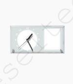 Horloge en verre sublimation