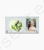 Horloge en verre sublimation