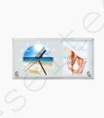 Horloge en verre sublimation