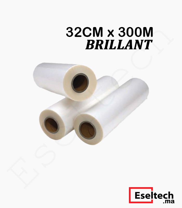 Rouleaux pelliculage Brillant 320mm x 300M
