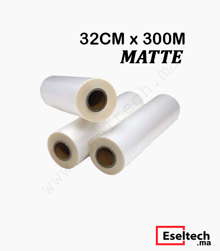 MATTE Rouleaux pelliculage Matte 320mm x 300M – Image 1