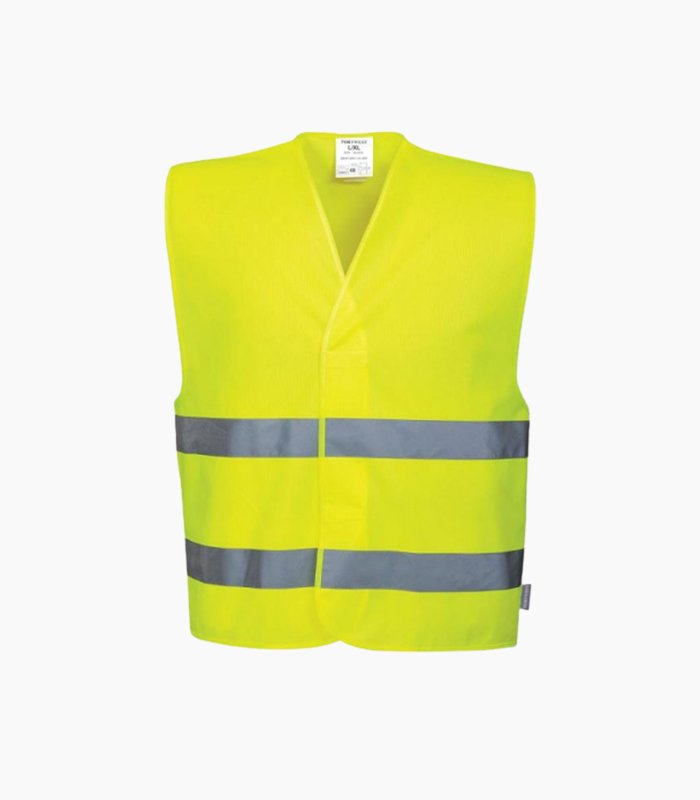 Gilet de sécurité jaune fluo