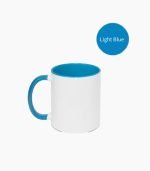 Mug sublimation intérieur bleu