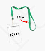 Portes Badges Plastiques 10/13 & Cordons 1,5 cm