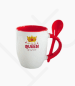 Mugs Sublimation Bicolor Orange Avec Cuillère Intégrée