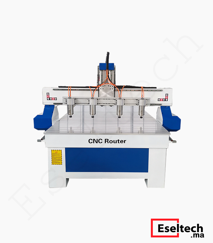 Machine de Gravure CNC Routeur 4 Têtes - Modèle 1530 (3)