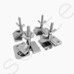 Serre-Cadres Papillon pour Sérigraphie - Lot de 2 Pièces Chromées