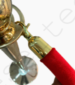 Barrière de Queue Élégante avec Cordon de Velours Rouge – Image 3