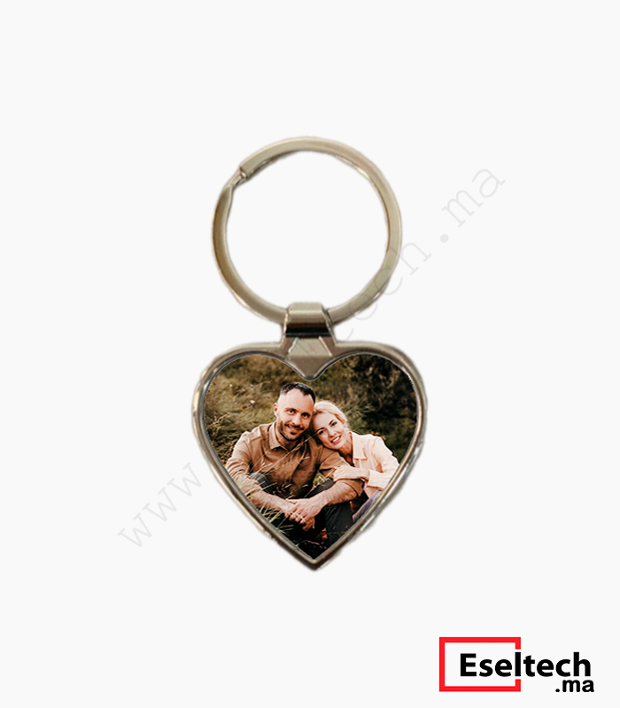 Porte-Clés Heart pour Sublimation