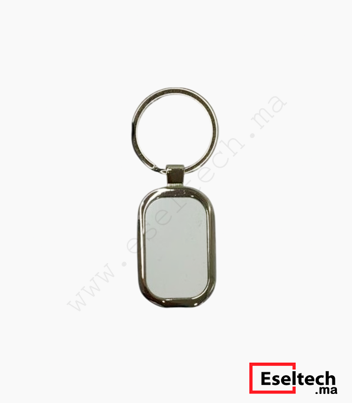 Porte-Clés Ovale pour Sublimation