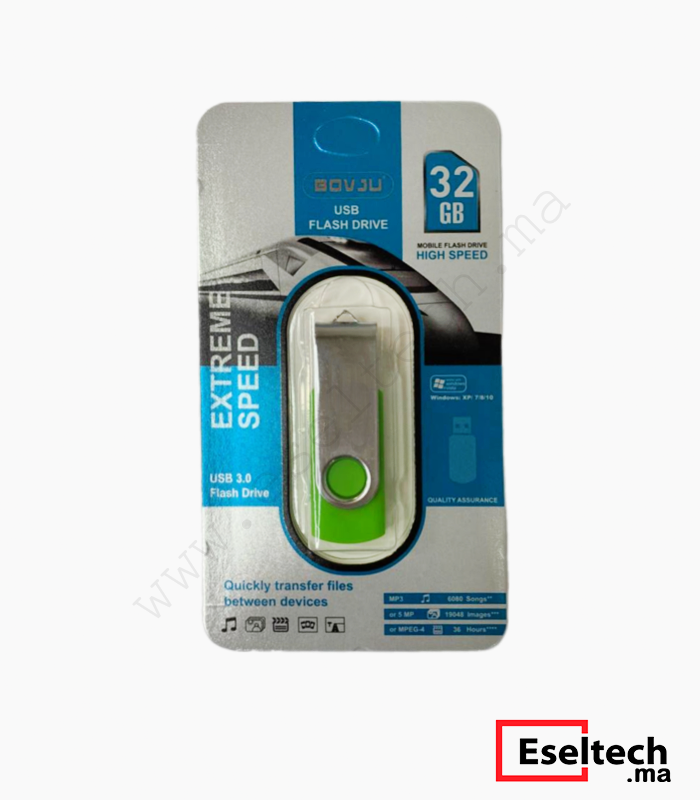 Clés USB Vierge Vert Clés USB Vierge Vert