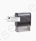 Cachet Rectangle Trodat Noir – Taille 12 – Image 7