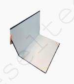 Porte-Attestation Blue Marine A4 avec Marquage Doré en Arabe