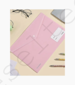 Pochette Plastique A4 Tranbo Bouton Pression – Image 2