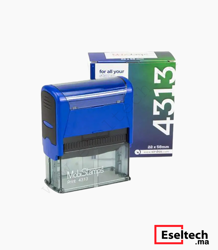 CACHET 13 3 Cachet automatique Mobistamps 4313 Vierge 22 x 58 mm