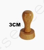 Cachet en Bois Rond 3 cm – Tampon Personnalisable