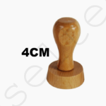 Cachet en Bois Rond 4 cm – Tampon Personnalisable