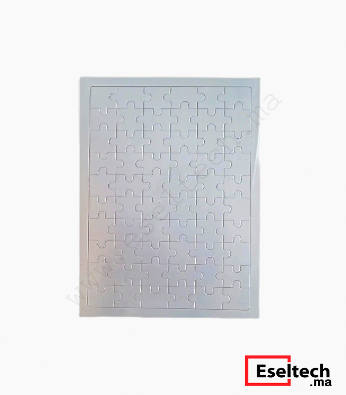 Puzzle en Bois MDF Sublimation A4 Vierge