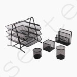 Ensemble de Bureau Métallique 5 pcs