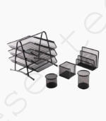 Ensemble de Bureau Métallique 5 pcs