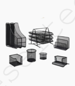 Ensemble de Bureau Métallique 7 PCS