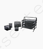 Ensemble de Bureau Métallique 5 pcs – Image 2